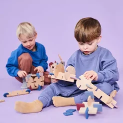 Bavvic Bouwset Builder - 48st -Speelgoedwinkel bavvic bouwset mini 16st 1