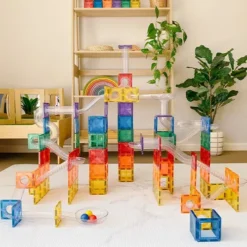 Connetix Magnetische Tegels Knikkerbaan - 92st -Speelgoedwinkel connetix knikkerbaan 92st 3