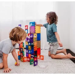 Connetix Magnetische Tegels Knikkerbaan - 92st -Speelgoedwinkel connetix knikkerbaan 92st 4