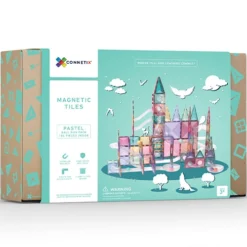 Connetix Magnetische Tegels Knikkerbaan - Pastel - 106st
