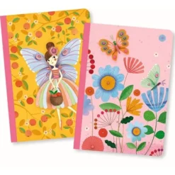 Djeco A6 Notitieboekje Rose - 2st