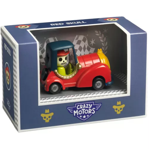 Djeco Crazy Motors Auto - Red Skull 4 Djeco Crazy Motors Auto - Red Skull - Afbeelding 2