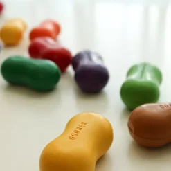 Goober Waskrijtjes Pindavorm - 8st -Speelgoedwinkel goober waskrijtjes peanut 8st 6