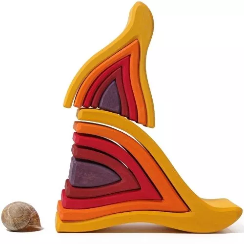 Grimm's Vormenset Element Vuur - Klein 8 Grimm's Vormenset Element Vuur - Klein - Afbeelding 6