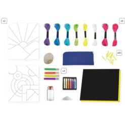 Janod Knutselset - Color Addict -Speelgoedwinkel janod knutselset color addict2