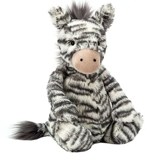 Jellycat Knuffelzebra Bashful - M - 30 Cm 3 Jellycat Knuffelzebra Bashful - M - 30 Cm