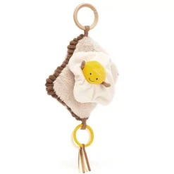 Jellycat Amuseables Activiteitenknuffel Omelet Op Brood - 17 Cm