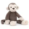 Jellycat Knuffelaap Brodie - S - 27 Cm -Speelgoedwinkel jellycat knuffelaap brodie s 27 cm