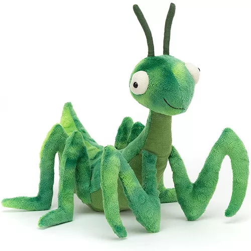 Jellycat Knuffelinsect Bidsprinkhaan Penny - 22 Cm 3 Jellycat Knuffelinsect Bidsprinkhaan Penny - 22 Cm