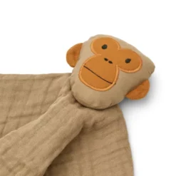 Liewood Knuffeldoek Addison Monkey - Oat -Speelgoedwinkel liewood knuffeldoek addison monkey oat 2