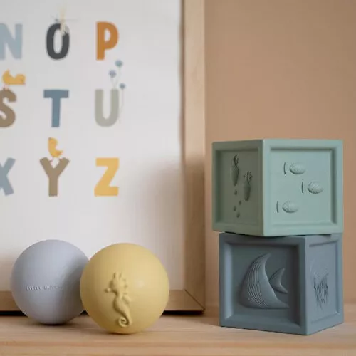 Little Dutch Sensorische Blokken En Ballen - Ocean - 4st - Afbeelding 2