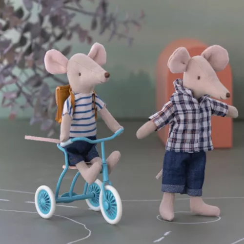 Maileg Knuffelmuis Vader Geruite Blouse - 15 Cm 7 Maileg Knuffelmuis Vader Geruite Blouse - 15 Cm - Afbeelding 5