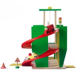 Moulin Roty Parkeergarage Met Benzinepomp - 12-delig -Speelgoedwinkel moulin roty garage 12 delig 4