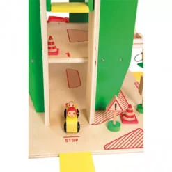 Moulin Roty Parkeergarage Met Benzinepomp - 12-delig -Speelgoedwinkel moulin roty garage 12 delig 6