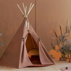 Nobodinoz Tipi Wigwam Nevada - Sienna Brown -Speelgoedwinkel nobodinoz tipi wigwam nevada sienna brown 3