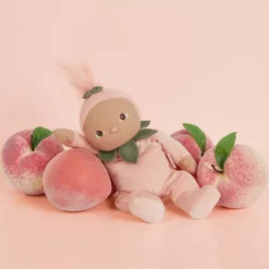 Olli Ella Lappenpop Dinky Dinkum Doll - Peggy Peach - 22 Cm -Speelgoedwinkel olli ella lappenpop dinky dinkum doll peggy peach 22 cm 4 1