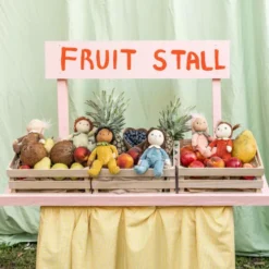 Olli Ella Lappenpop Dinky Dinkum Doll - Peggy Peach - 22 Cm -Speelgoedwinkel olli ella lappenpop dinky dinkum doll peggy peach 22 cm 5