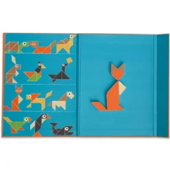 Scratch Europe Magneetboek Edulogic Tangram - Dieren -Speelgoedwinkel scratch europe magneetboek edulogic tangram dieren 2