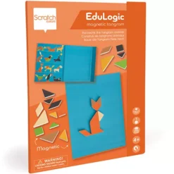 Scratch Europe Magneetboek Edulogic Tangram - Dieren -Speelgoedwinkel scratch europe magneetboek edulogic tangram dieren 9