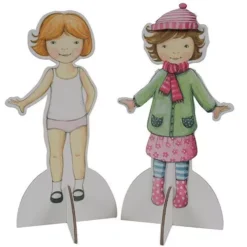 Tiger Tribe Aankleedpoppen - Vintage -Speelgoedwinkel tiger tribe paper dolls kit vintage 3760220 4